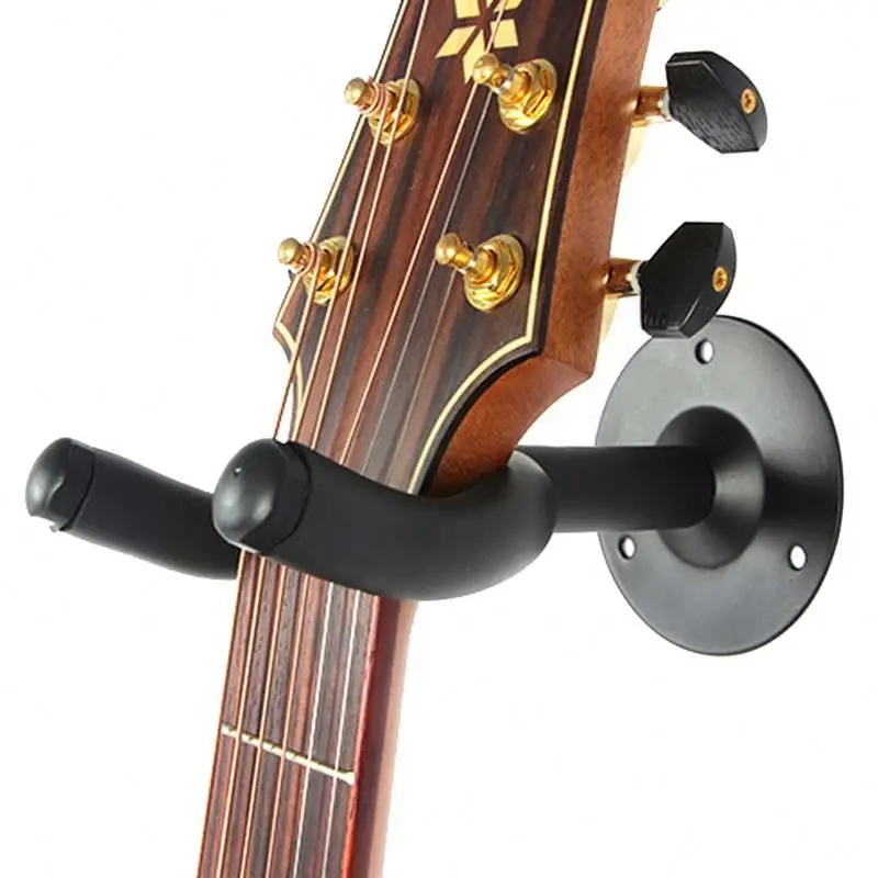 

Simple Black acoustic Guitar Hook wall mount stand DRud Guitar wall mount hangers