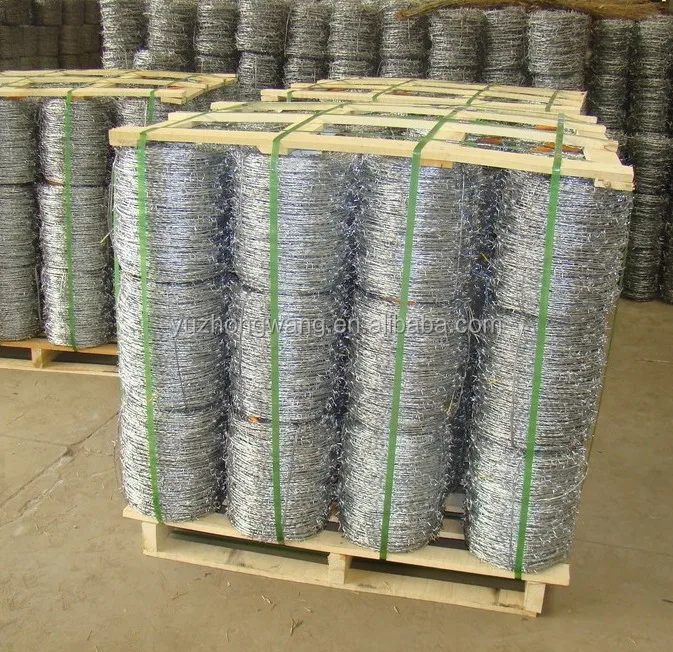 barbed wire with pallet