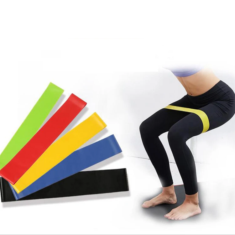

Yoga Hip Strength Fitness Loop Resist Band Set, Resist Band for Leg