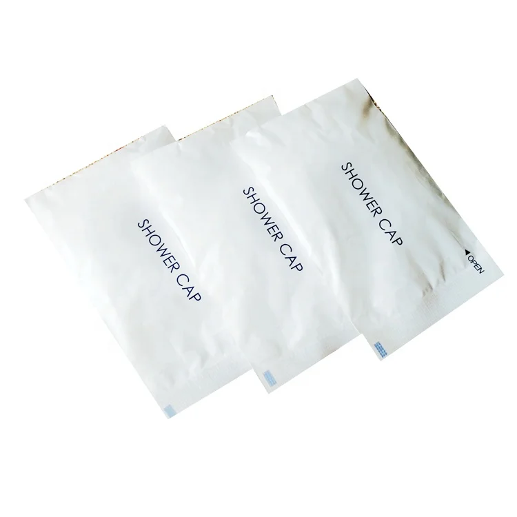 

Single-use transparent shower cap for hotels Tours and spas individually packaged family use (sample free)