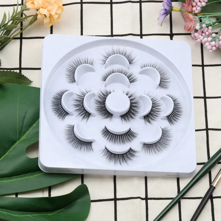 

Natural Short 3D Silk False Eyelashes Factory 2020 SP92 ZX089, Natural black