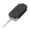 High quality 1 button remote key shell with hu64 blade replacement for mercedes benz