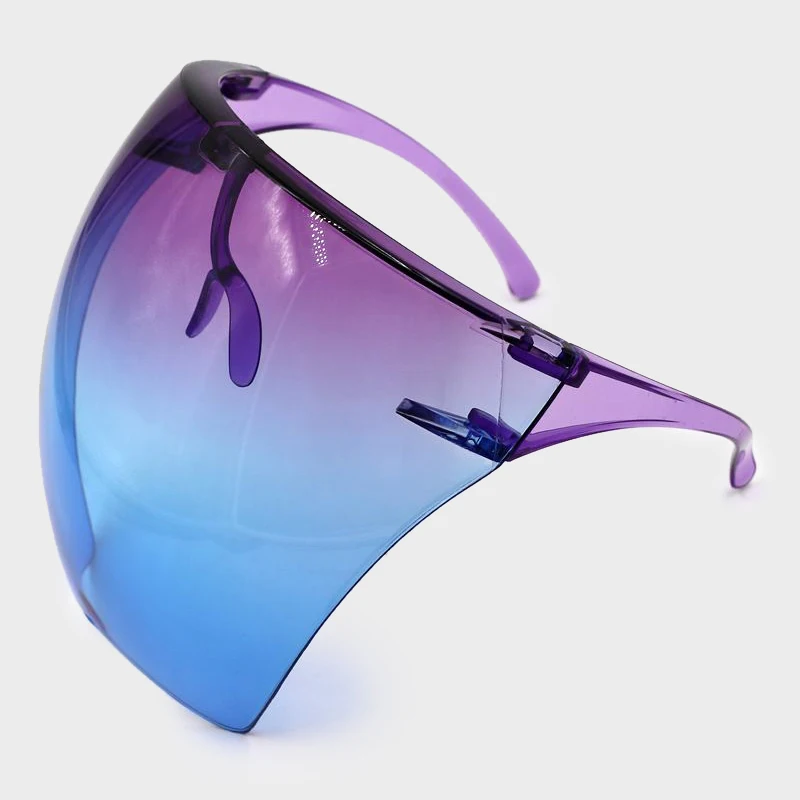 

GD20480 Safety Anti Fog Face Glasses Colorful Protective Face Visors Transparent Full High Fashion Sunglasses
