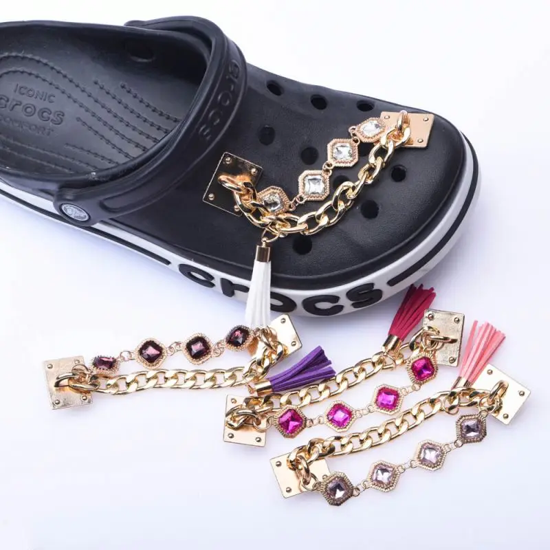 

2021 designer jibz chain charm for croc shoes