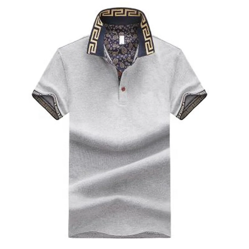 

Personalized Polo Shirt High Quality Men's Embroidered Polo T-shirt, White/gray/black/dark blue