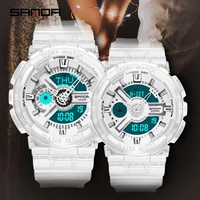 

SANDA 298 Fashion Casual Sports Digital Couple Watch Waterproof LED Wristwatches For Men Women Lovers Watches Relogio Masculino