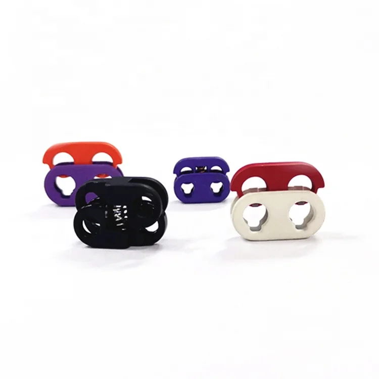 

Hot-sale multicolor custom metal cord lock Stopper Drawstring Toggles for garment clothing Bags, As picture /customized