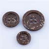 Recyclable large brown coconut buttons sweater button for sewing projects