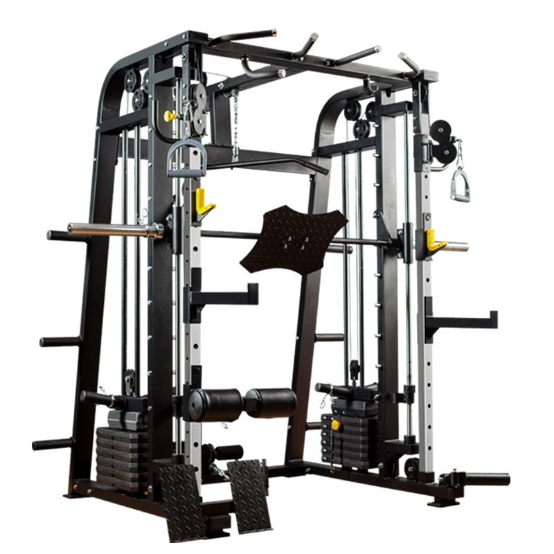 

Best Quality Home Gym Fitness Equipment Buy Online Multi Functional Trainer Force Smith Machine, Red/black/white/yellow etc