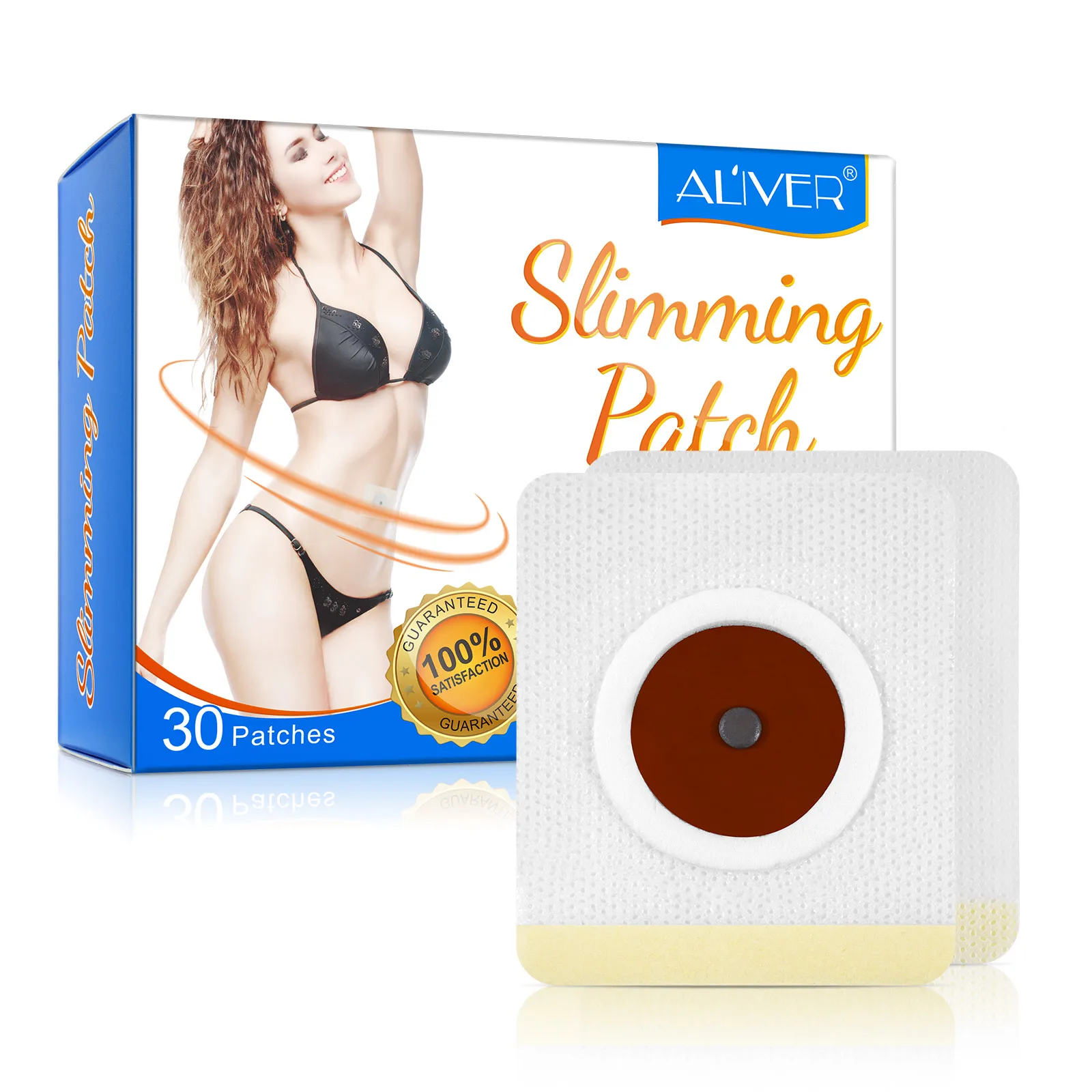 

Aliver Slimming Patch 30 Pcs Effectively Fast Slimming and Tightening the abdomen for Lose Weight