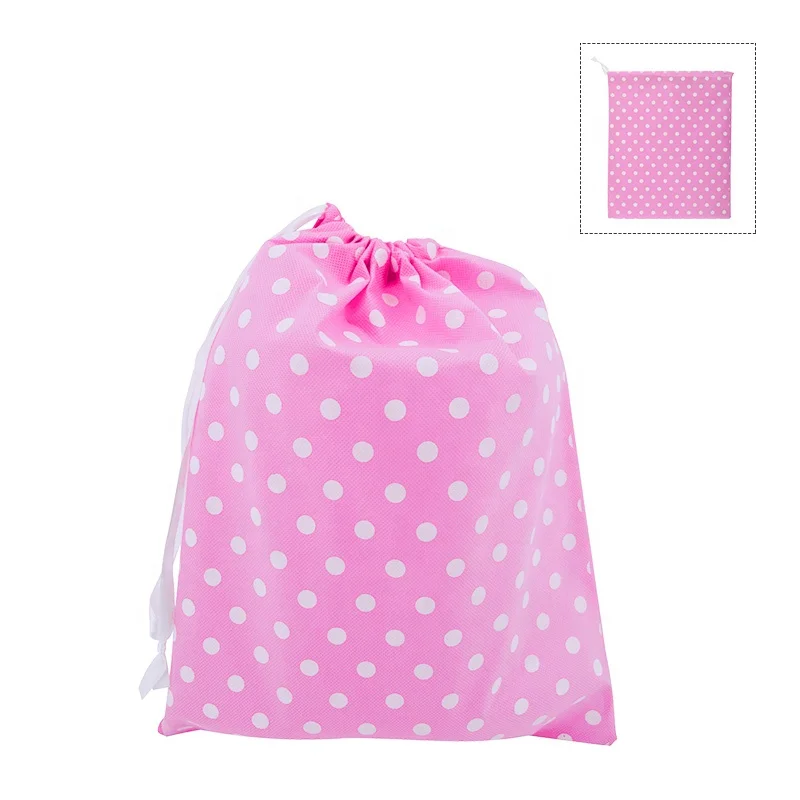 

non-woven drawstring shoe custom bag promotional, Customized color