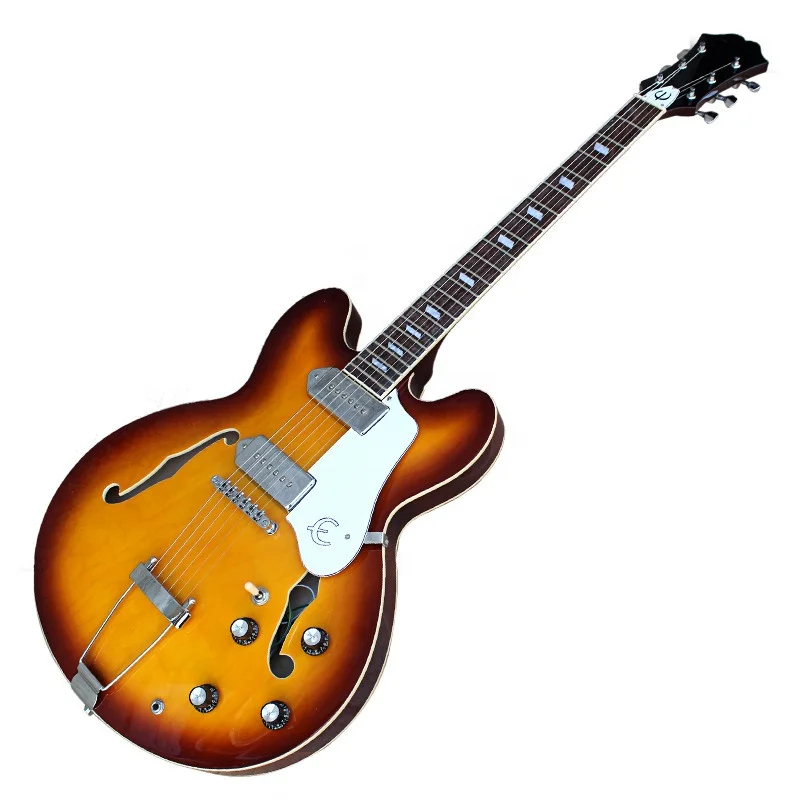 

semi hollow electric guitar 6 Strings E Guitar with P90 Pickups