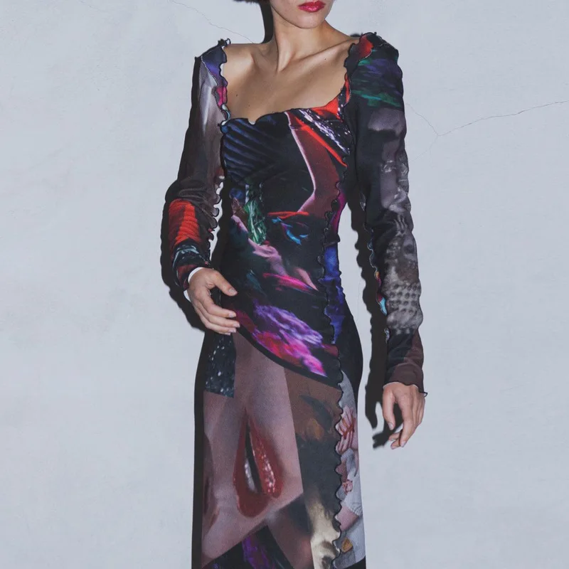

2021 new arrivals summer collection fashion floral printed women sexy long dresses