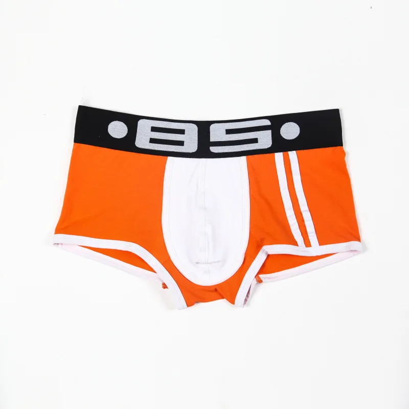 

Fashion COTTON splicing Breathable Patchwork men's briefs string sexy underwear boxers gay, 6 colors options