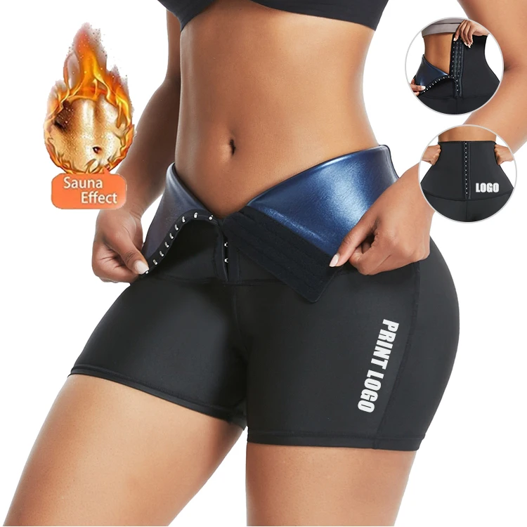 

Dropshipping Fat Burning Neoprene Compression Push Up Corset Leggings Waist Trainer Fitness Short Leggings