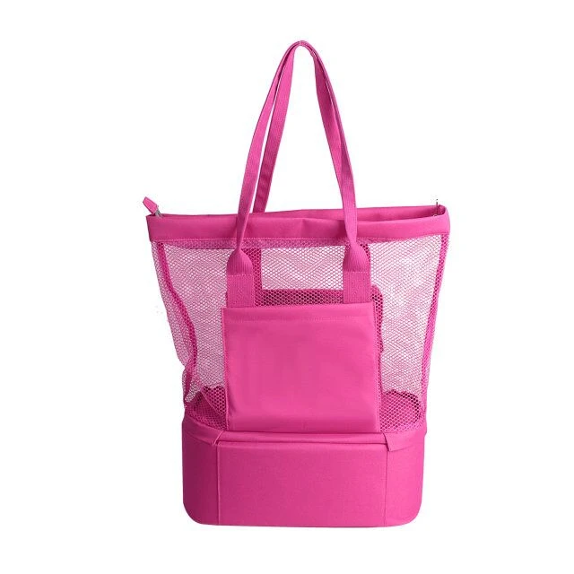 

Travel Pvc Mesh Clear Durable Keep Cold Beach Bag Sand, Customized
