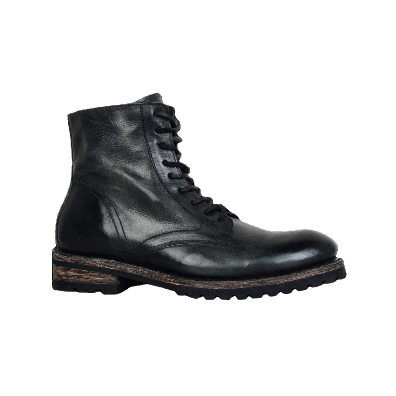 

Top quality chelsea boots men comfortable round toe leather boots for men, Black/grey/red