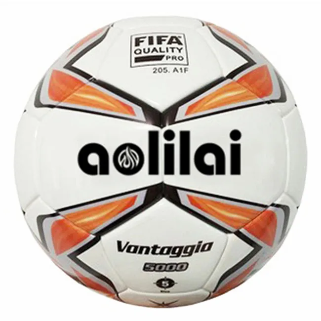 

Aolilai 5000  Fotbol Good Quality PU Leather Common Laminated Professional Competition Soccer Ball, Red white black