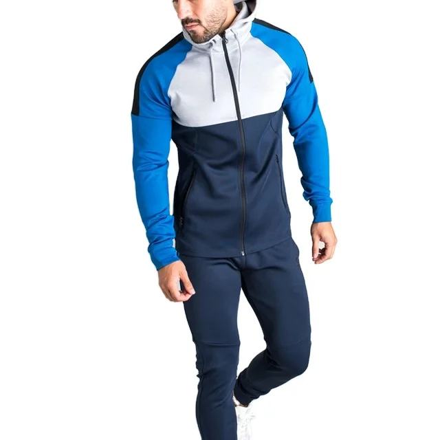 

Men's Casual Tracksuit Long Sleeve Full-Zip Running Jogging Sports Jacket and Pants