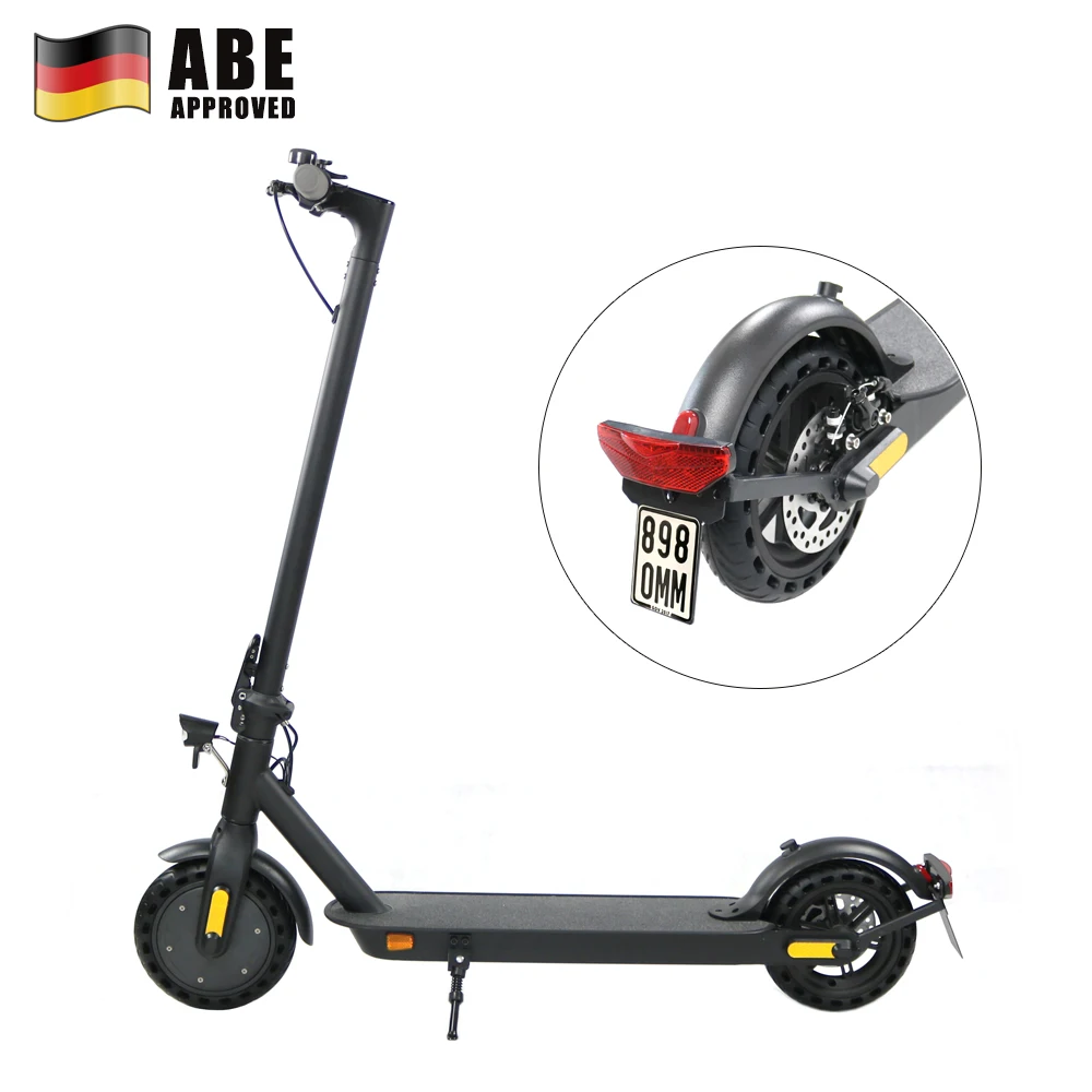 

Germany ABE eKFV Approved Customized OEM ODM 8.5 inch 2 Wheel Electric Scooter, Black, whte, grey