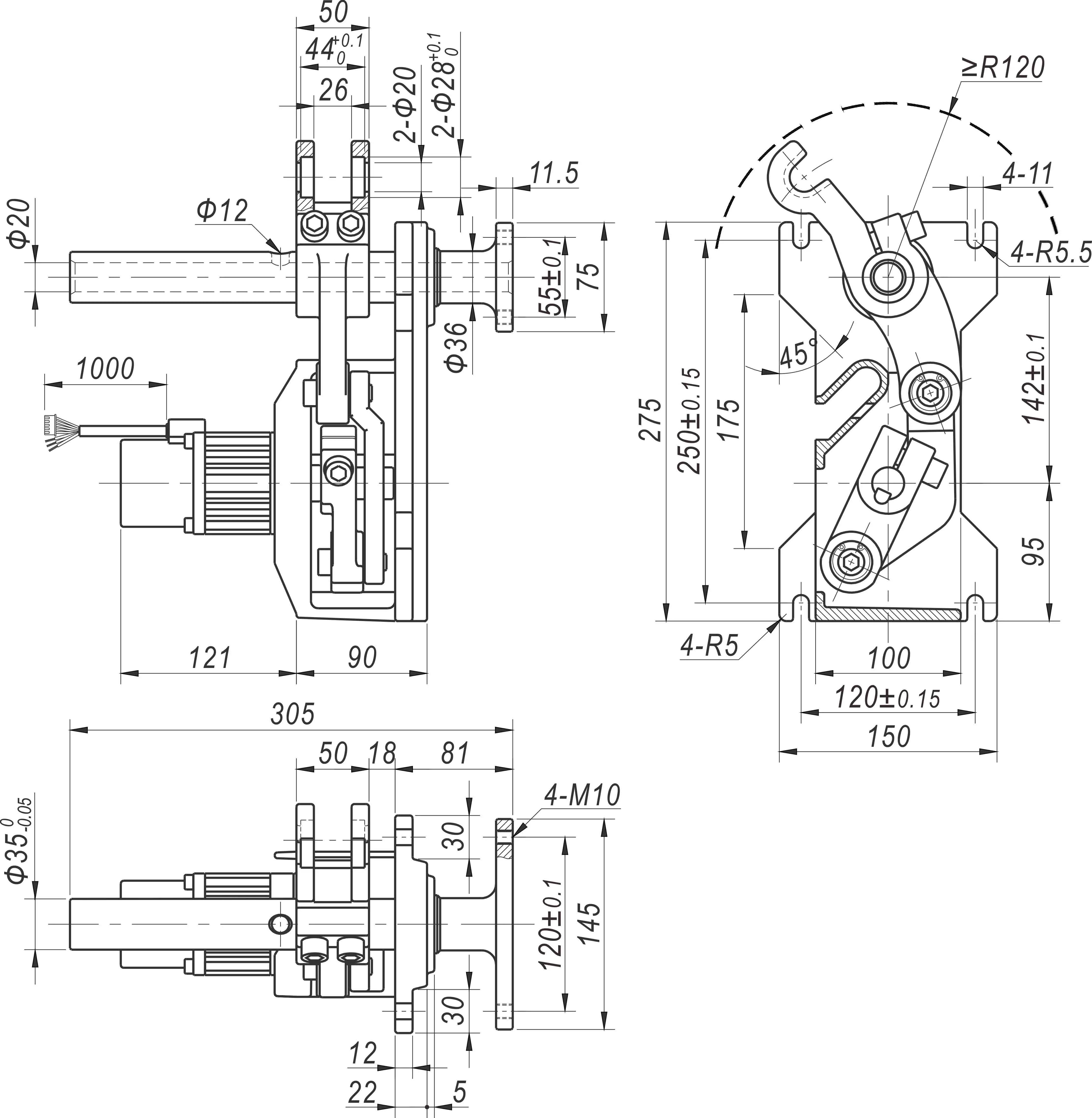 24v Bldc Barrier Gate Mechanism For Boom Gate Buy Barrier Gate Mechanism,24v Bldc Barrier Gate