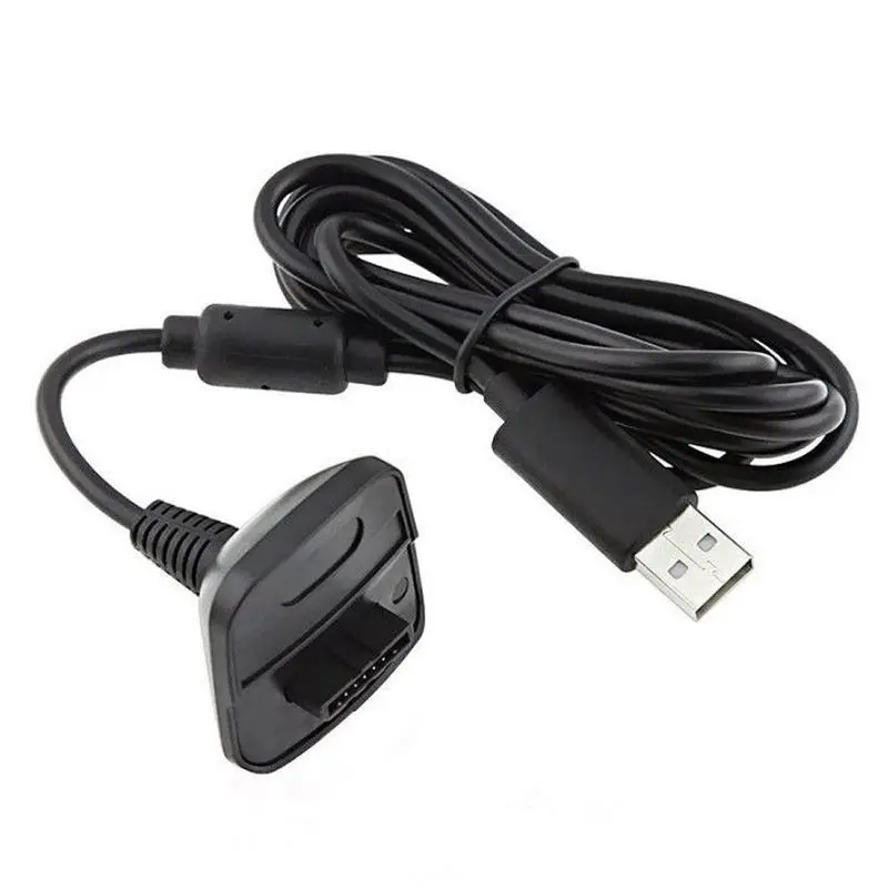 

Black and Grey For Xboxes 360 USB Charging Cable For Xboxes 360 Handle Cable Date Cable, Black grey