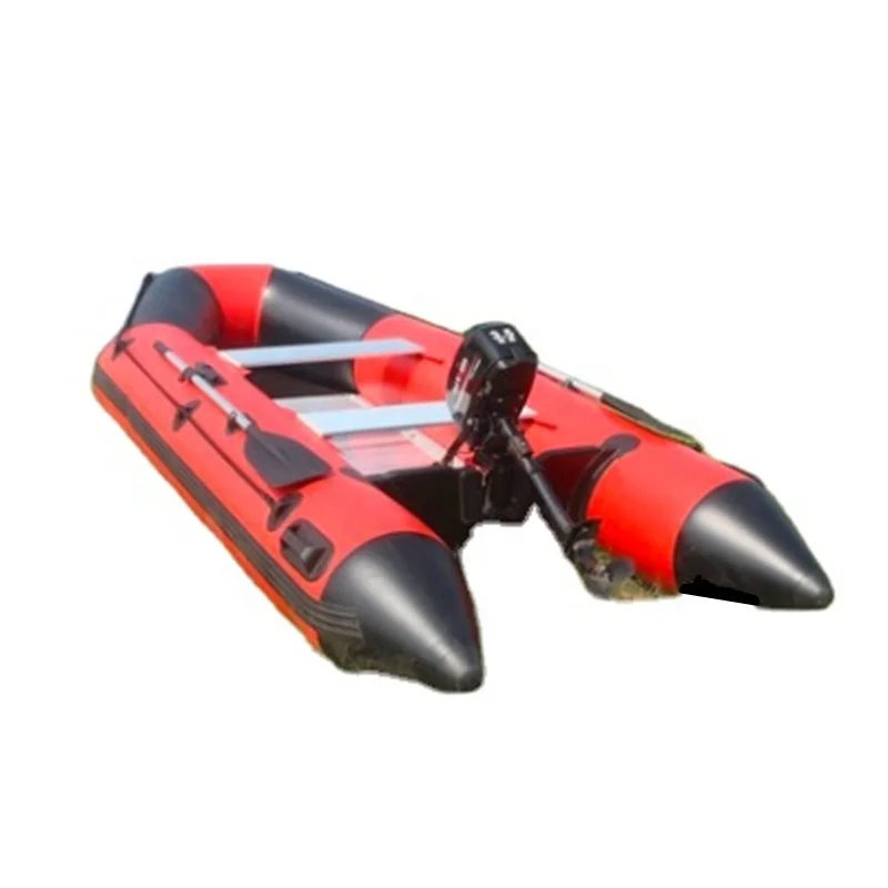 

CE TM300 rubber thickened fishing kayak inflatable rowing boats super wear-resistant aluminum alloy floor for 3 person