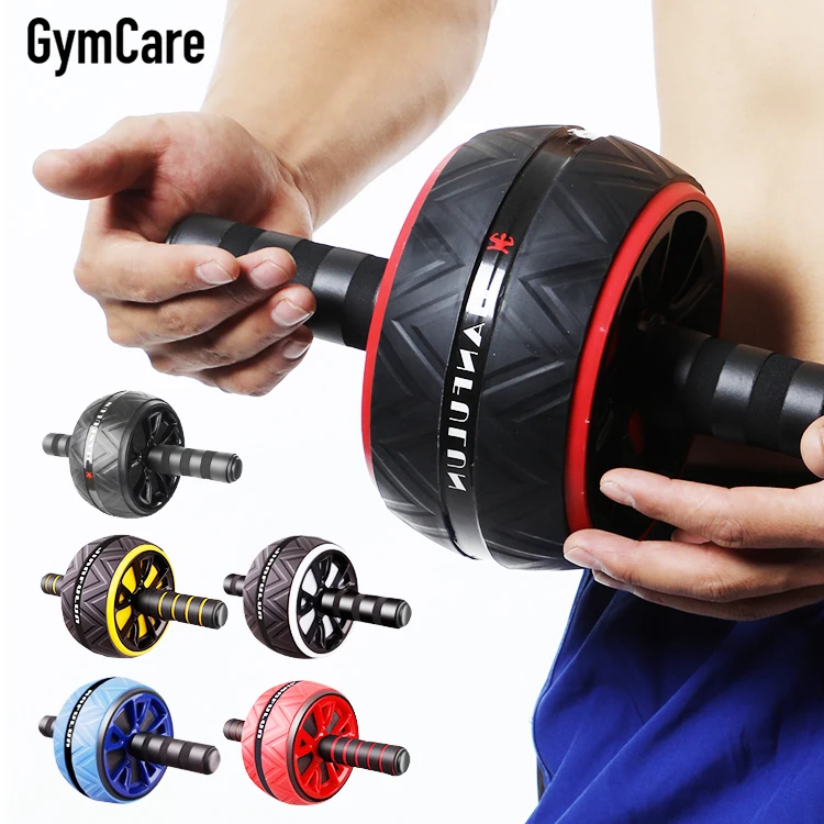 

Home exercise flexible pink wheel crunch roller abs, Black,black and red, orange or customized