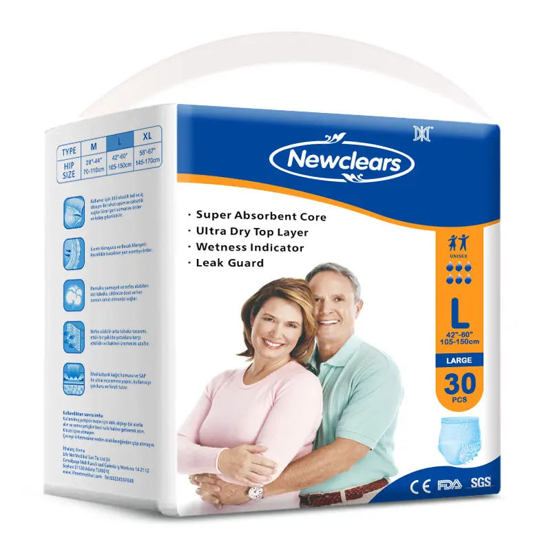 

elastic active adult pullup diapers panties