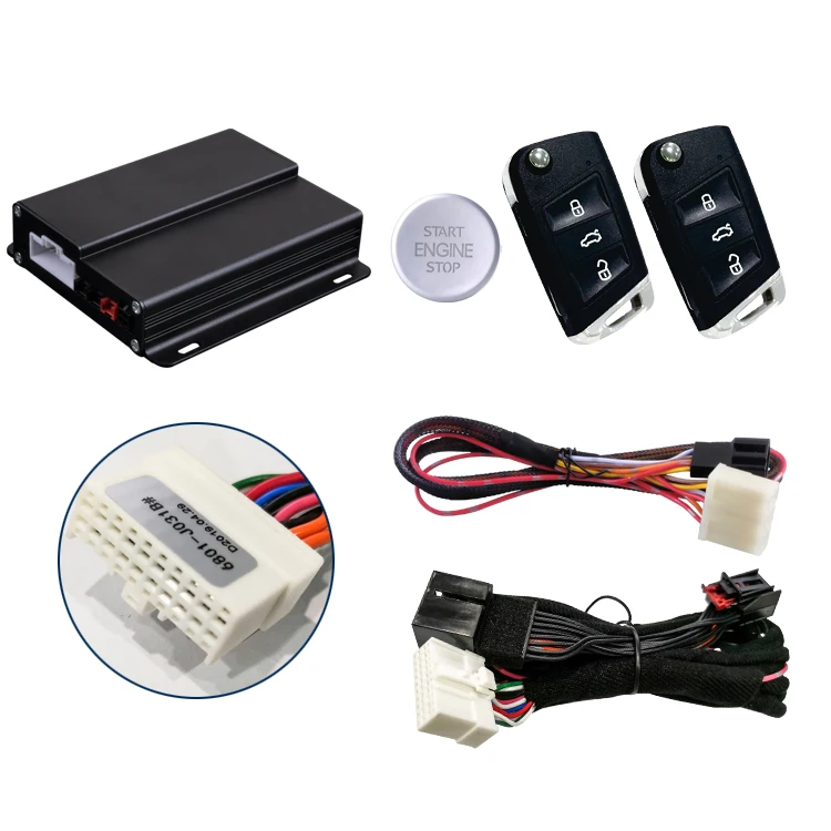 

Engine Start Car Alarm Anti Theft Smart PKE System Fit For Volkswagen Octavia