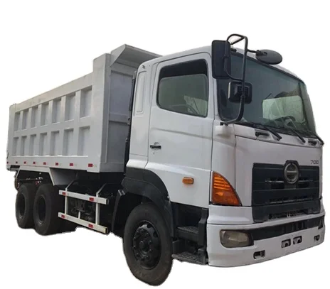 cheap used hino 16cbm dump truck lhd in excellent condition