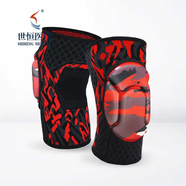 

Fast selling Knee Compression Sleeve knee Pad Brace, Black, red, blue