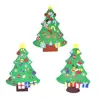 DIY Christmas tree do not need glue connection small size easy assembly can be used for home decoration