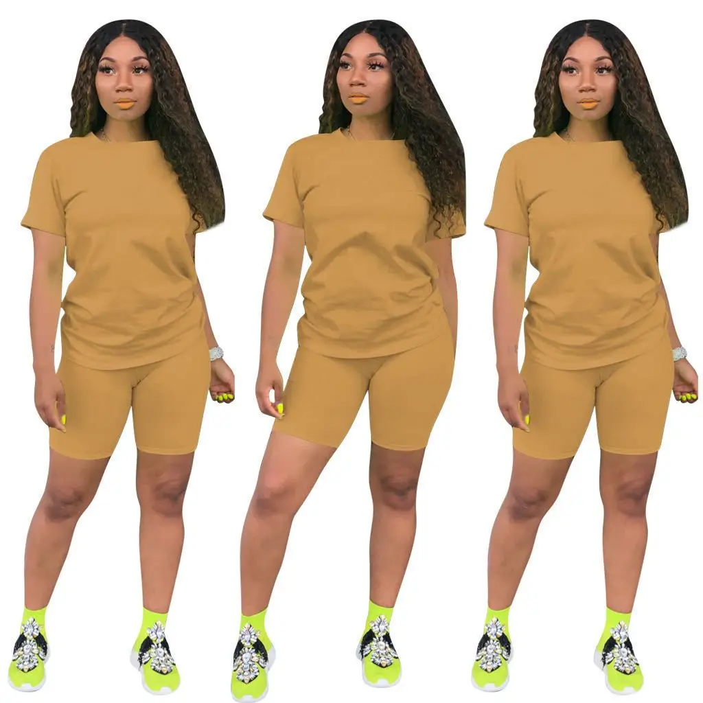 

5XL Plus Size Casual Clothes Women Workout 2 Pieces Set Plus Size Women Clothing, Pure color