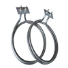 Abnormal shape metal tube heating elements for various air heating furnaces