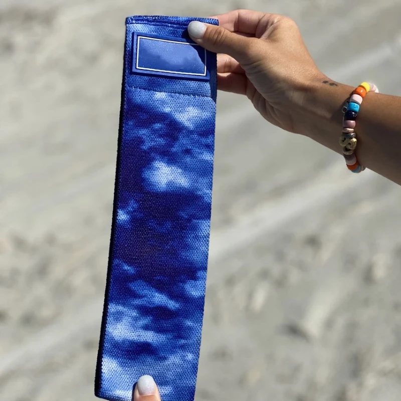 

Hotsports Factory Wholesale brand my own non slip resistance bands set for yoga sports, 10 regular colors + customized color