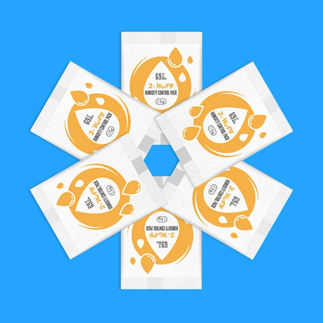 
2 way humidity control pack 1.5g with humidity level 69% 