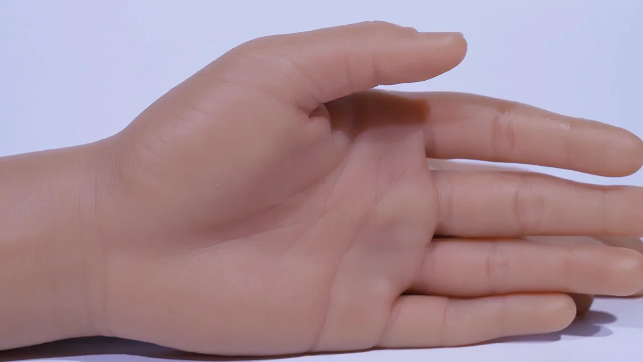 Mannequins De Mains En PVC Couleur Peau Pour Présenter Bijoux, Montres Et Accessoires - Idéal Pour Photos Produits, Nail Art Et Décoration
