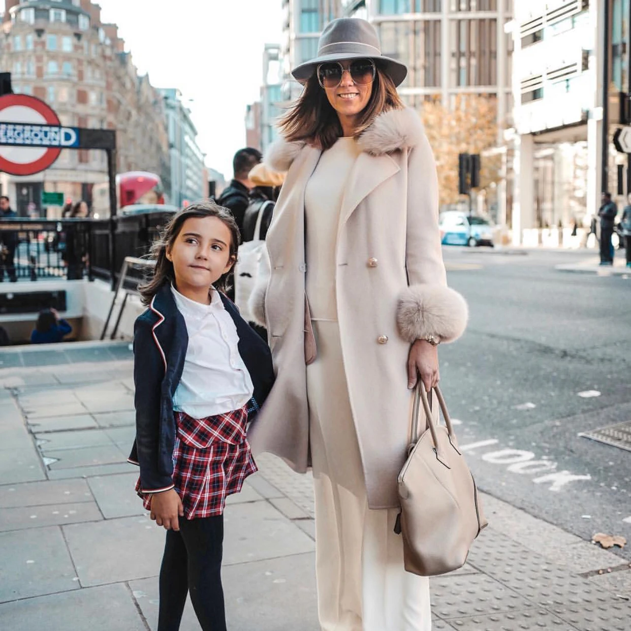 

Spring Real Fox Collar Double Long Cashmere Coat Trench Women Fashion Wool Coats Women With Fur Trim, 6 colors