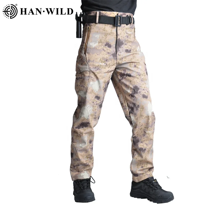 

Hiking Pants Trekking Camping Pants Windproof Military Cargo Pant Camouflage Tactical Casual Trousers Men Pantalon Hombre