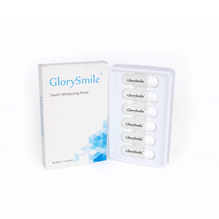 

New Lauched Glorysmile PAP Teeth Whitening refill gel pods Kit with private logo