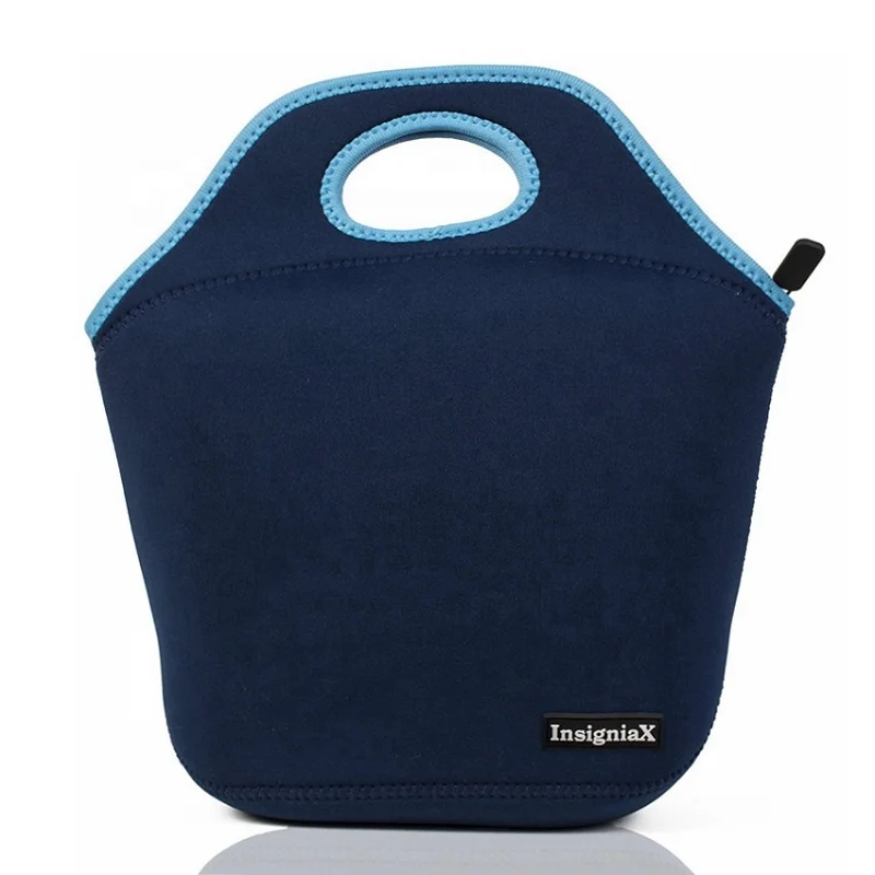 

InsigniaX Fitness 5mm Thick Neoprene Cooler Bag China Manufacturer High Quality Classical Portable Insulated Neoprene Lunch Bag, Can be customized