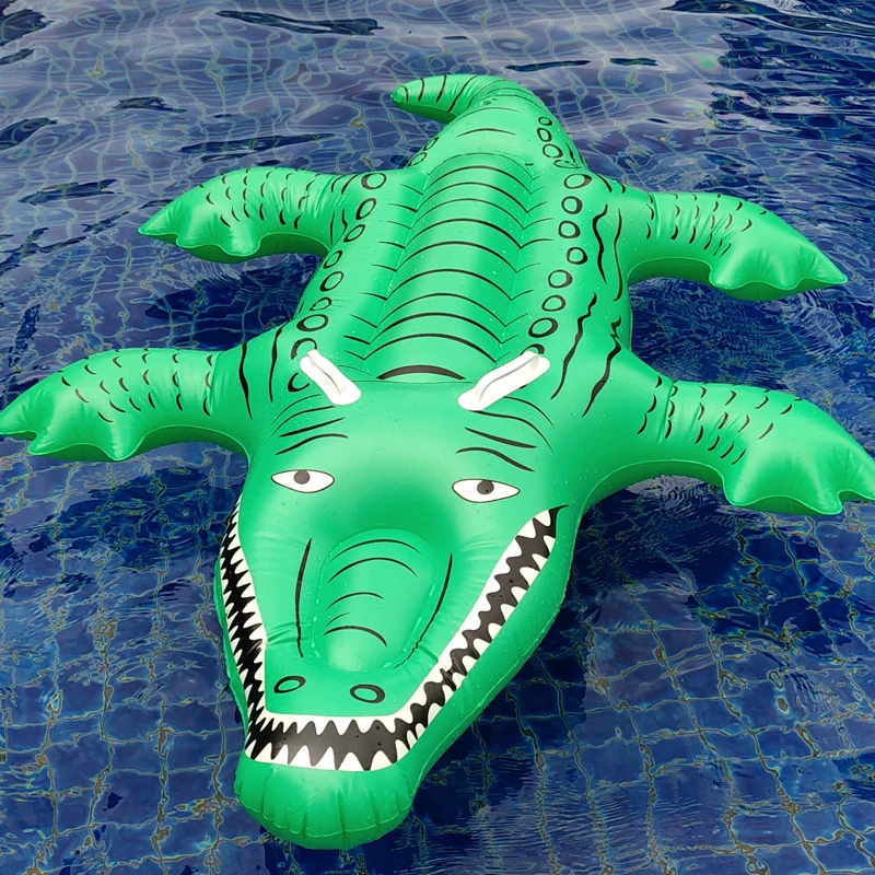 inflatable crocodile pool toy