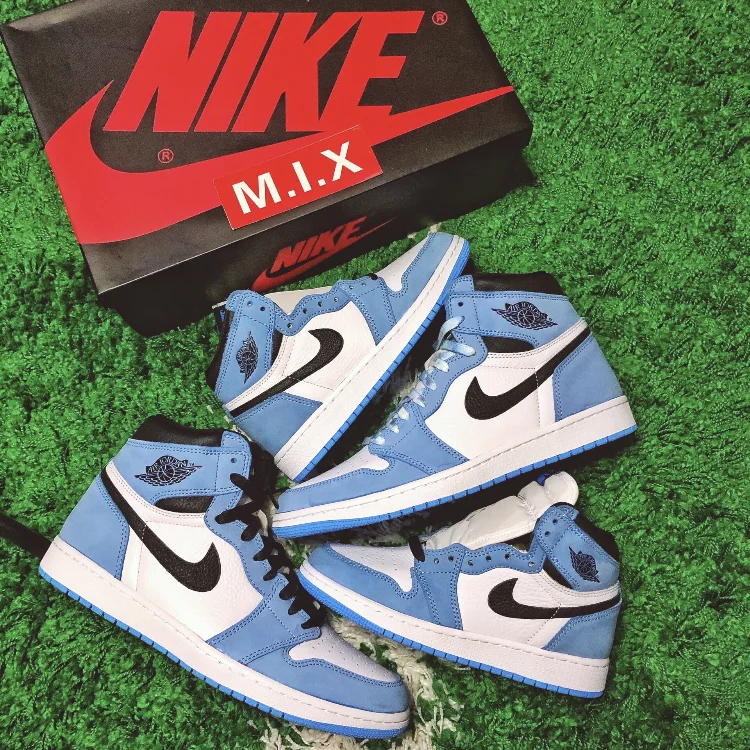 

2021 Classic fashion Brand High quality Nike Air Jordan 1 Retro High "University Blue" Basketball Sports AJ1 Nike sport Shoes