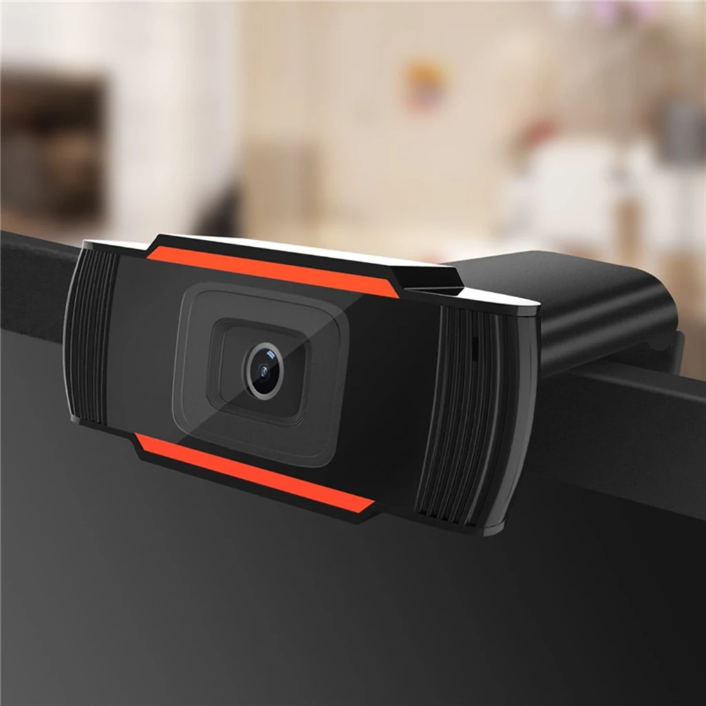 

Stock Cheap Best Sale Mini WIFI 720 P HD 1 MP Camera Webcam PC Video Live Streaming With Mic Webcam USB, Black with orange