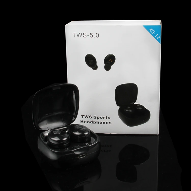 

Custom Bluetooths Earphone Version 5.0 Earpod Earbuds, Black