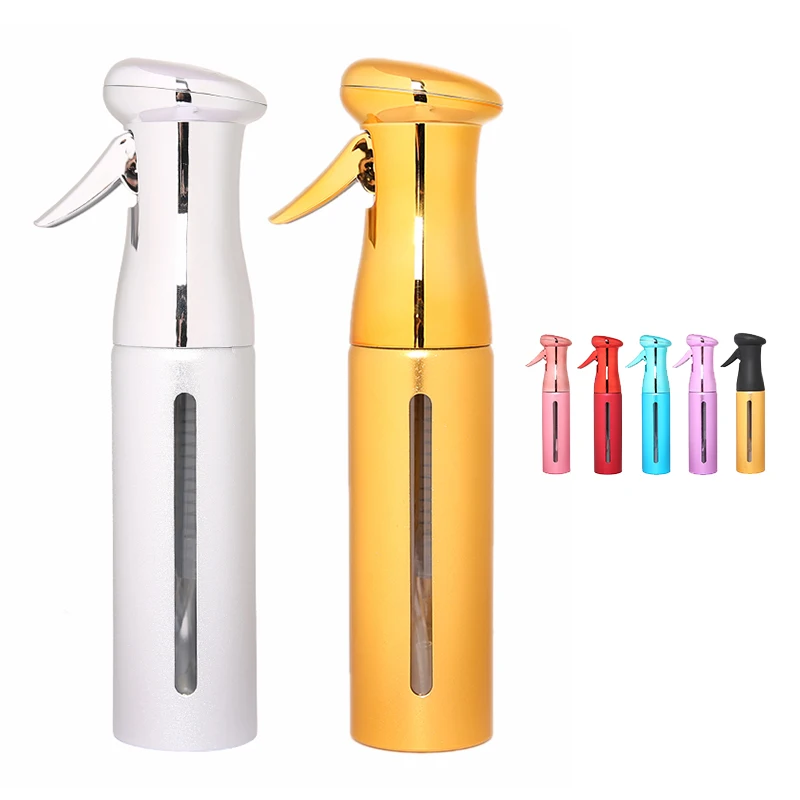 

Hot 250ML top quality Fine Mist Spray Bottle professional salon Continuous Spray Bottle for Hair, Transparency