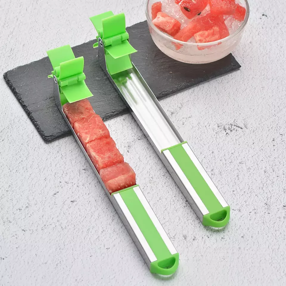 

D145 Hot sell Wholesale Stainless steel Creative Watermelon Dicer Slicer windmill cutter Fruit Cutters Fruit tool