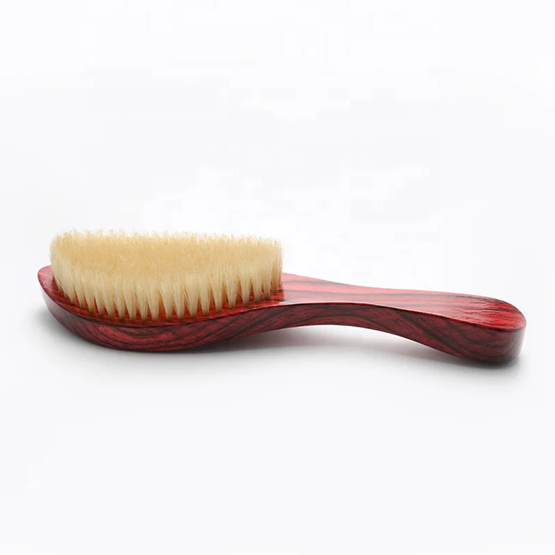 

Hot-selling Custom Logo Wooden Soft Boar Bristle Wave Brush 360 for Men