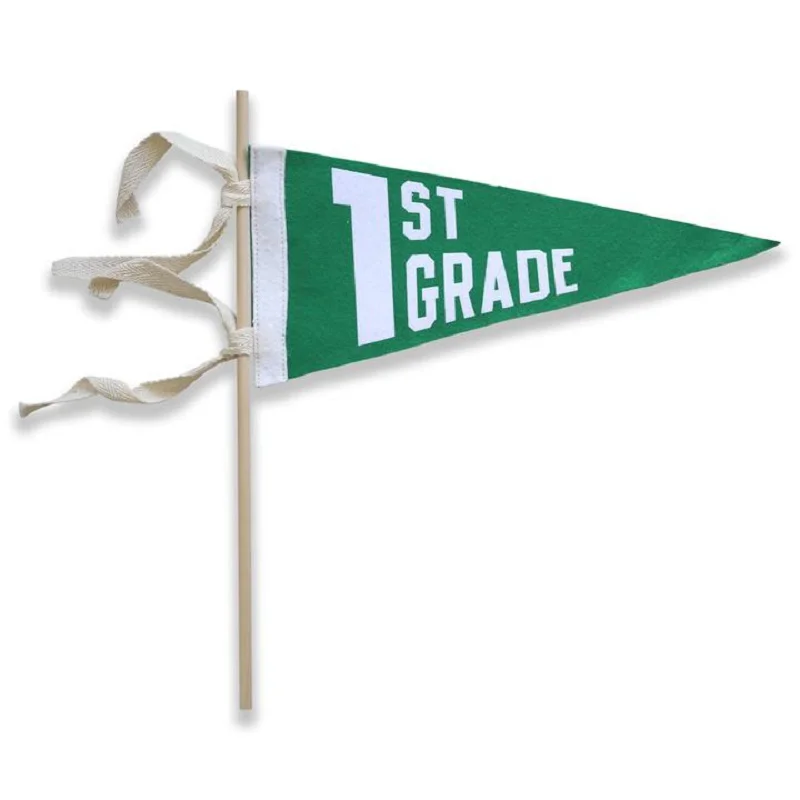 we can print logo on it felt pennant banner